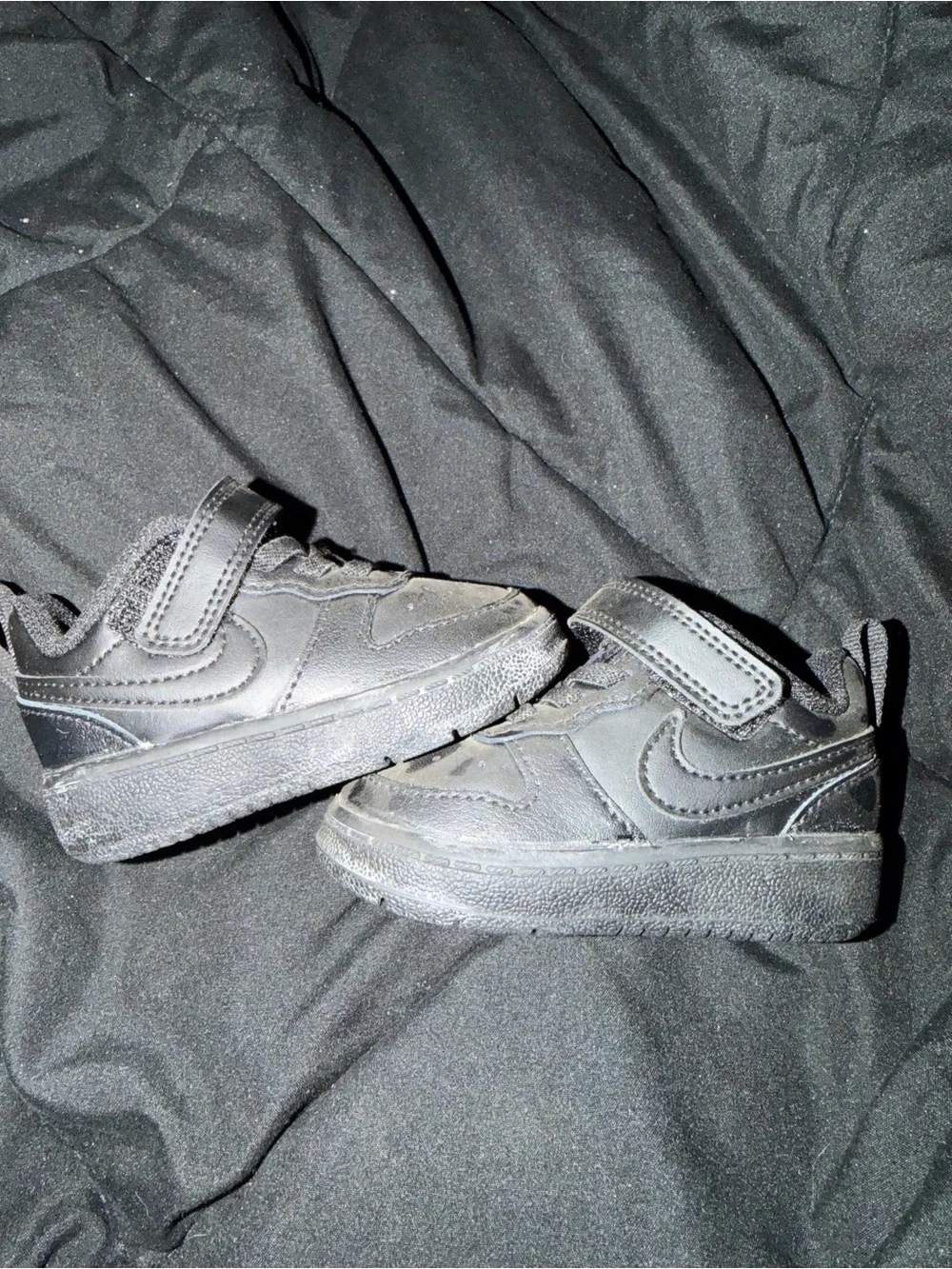 Nike Black Toddlers' Velcro Sneakers